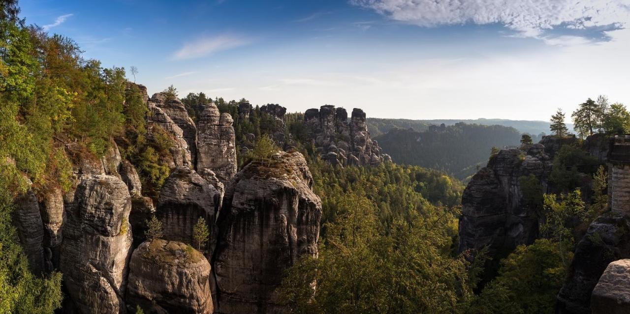 Villa Haus Am Wald Bad Schandau Esterno foto