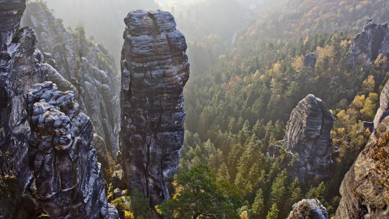 Villa Haus Am Wald Bad Schandau Esterno foto