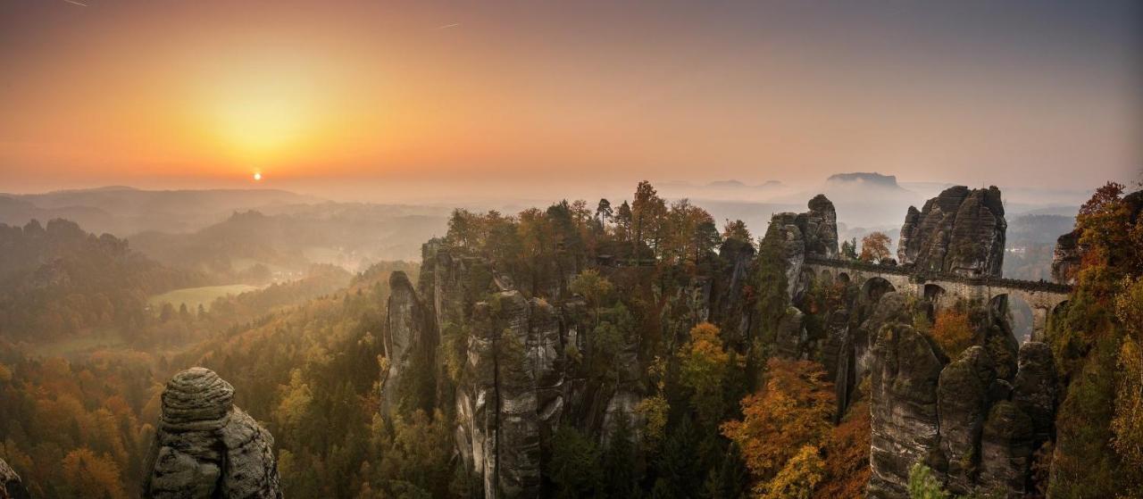 Villa Haus Am Wald Bad Schandau Esterno foto